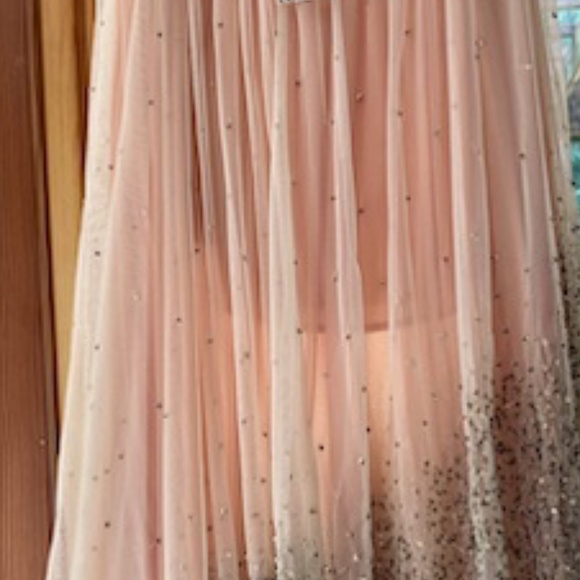 Free People Pink Sequin Tulle Skirt Large - Picture 5 of 5
